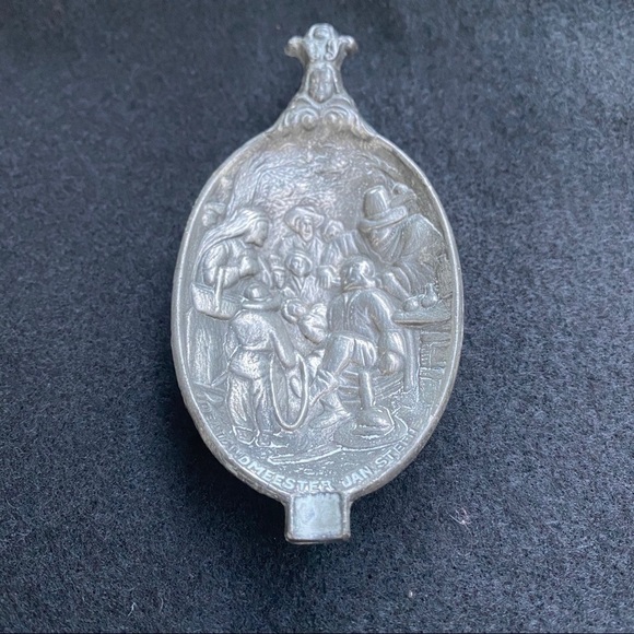 De Tandmeester Jan Steen vintage pewter piece - Picture 1 of 12
